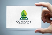 Delta Leaf Logo Template Screenshot 1
