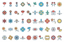 400 Florals & Flower in Different Style Vector Screenshot 2