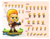 Barbarian 2D Game Character Sprites Screenshot 2