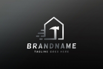 Fast House Repair Logo Template Screenshot 2