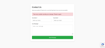 Responsive Contact Form with Google reCAPTCHA  Screenshot 1