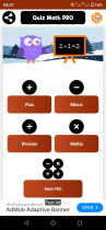Math Quiz Pro - Android App Source Code Screenshot 2