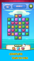 Ocean Merge - HTML5 Construct3 Game Screenshot 2